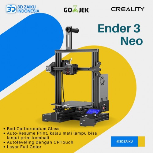 Creality Ender 3 Neo 3D Printer Autoleveling Carborundum Full Metal